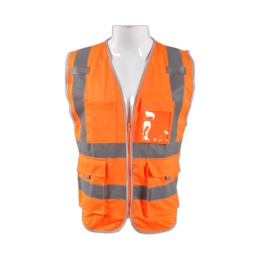 TB orange EN471 woven highlighted vest with reflective LK#003 ordering customization zipper vest road administration safety vest uniform working vest group team blink vest specialty store supplier company weaving woven franchised store vest price TB orange EN471 woven highlighted vest with reflective LK#003 ordering customization zipper vest road administration safety vest uniform working vest group team blink vest specialty store supplier company weaving woven franchised store vest price